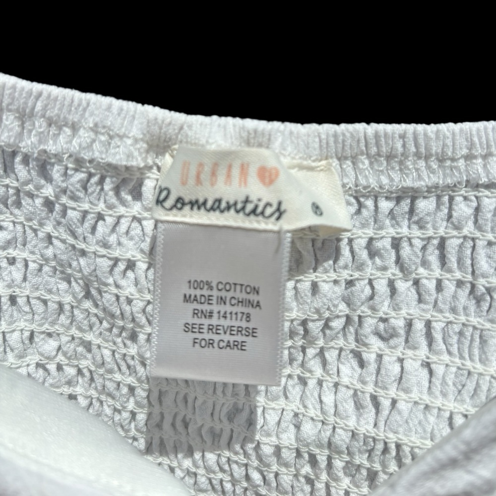 URBAN Romantics white Blouse NWOT